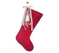 Clásicos Calcetines Navideños Medias Rojas Decorativas Para Repisa Con