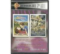 Clásicos del 7º Arte. Las Nieves del Kilimanjaro - El Desierto Pintado - DVD 2x1 Como Nuevo