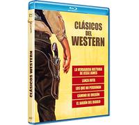 Clasicos del Western (Blu-ray) Pack 5 peliculas: La Verdadera Historia de Jesse James / Lanza Rota / Los que no Perdonan / Camino de Oregon / El Jardin del Diablo