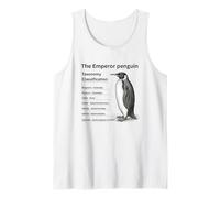 Clasificación de taxonomía del pingüino Emperador Camiseta sin Mangas