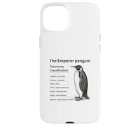 Clasificación de taxonomía del pingüino Emperador Carcasa para iPhone 15 Plus