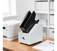 Clasificador automático de papel, corredor de papel de escritorio para A4/A5, capacidad de 70 mm, acabado de alineación 5s, ideal para escuelas, bancos, oficinas corporativas