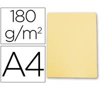 Clasificador Cartón Gio Din A4 Amarillo Pastel 180 g/m2