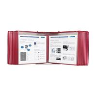 Clasificador de archivos ideal para escritorio, organizador de referencia de montaje en pared, 20 bolsillos de regalo, incluyendo bolsillos de fácil carga, sistema de referencia de escritorio para