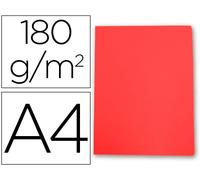 Clasificador de Cartón Gio Din A4 Rojo Pastel 180 g/m2