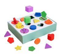 Clasificador De Formas Para Niños,Aprendizaje De Colores y Formas Para Niños 1-3 Años | Juego Educativo De Madera STEM Para 3+ Años, Desarrollo Cognitivo Y Competencia Motora Para Aprendizaje