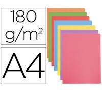 Clasificador Gio Din A4 Cartulina Colores Pastel Surtidos 180 g/m2 Pack De 50 Unidades