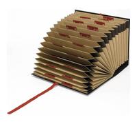 Clasificadores Liso Cordón Tela 4º Negro Archivador Fuelle Grafoplás