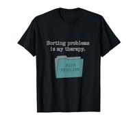 Clasificar Problemas es mi Terapia Stem Matemáticas Carpeta de Archivos Camiseta