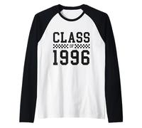 Class of 1996 High School Graduate College Camiseta Manga Raglan