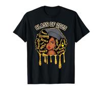 Class Of 2025 Afro Women Proud Black Graduate Graduation Camiseta