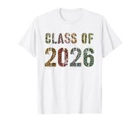 Class of 2026 Graduación Leopardo Adiós 12º Grado Seniors Camiseta