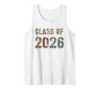 Class of 2026 Graduación Leopardo Adiós 12º Grado Seniors Camiseta sin Mangas