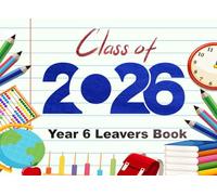 Class of 2026 Year 6 Leavers Book: Primary School Memory Book & Autograph Journal for Kids | School Supplies Theme Keepsake for Classmate Messages, Photos, and Farewell Memories