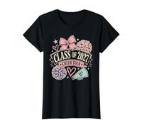 Class of 2027 Cheer Tour Pom Pom Megaphone Camiseta gráfica económica, Mujer, Negro, XL
