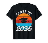 Class of 2035 Kindergarten Graduate Graduation Girls Boys Camiseta gráfica económica