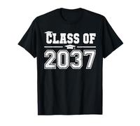 Class of 2037 Grow With Me Graduation First Day of School Camiseta