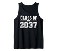 Class of 2037 Grow With Me Graduation First Day of School Camiseta sin Mangas