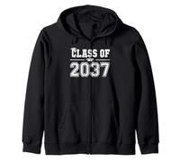 Class of 2037 Grow With Me Graduation First Day of School Sudadera con Capucha