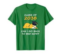 Class of 2038 - Can I Go Back To Bed Now? Funny Graduate Dog Camiseta