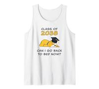 Class of 2038 - Can I Go Back To Bed Now? Funny Graduate Dog Camiseta sin Mangas