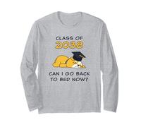 Class of 2038 - Can I Go Back To Bed Now? Funny Graduate Dog Manga Larga