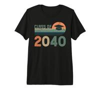 Class of 2040 Grow with Me Kindergarten To Graduation Senior Camiseta Premium