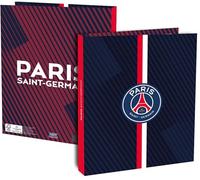Classeur A4 - Collection officielle PARIS SAINT GERMAIN PSG - football Ligue 1 - Cartonné - Epaisseur 4 cm 4 anneaux