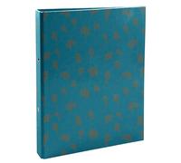 Classeur carte recyclee forever satin - dos arrondi 2 anneaux 30mm - a4