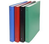 Classeur remborde pvc 4 anneaux 30mm - a4 maxi 24x32cm