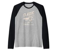 Classic 1951 Edición Limitada Vintage Retro Coche Cumpleaños Camiseta Manga Raglan