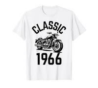 Classic 1966 con Motocicleta Camiseta