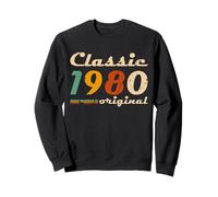 Classic 1980 Original Men Women Birth of Birthday Vintage Sudadera