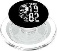 Classic 1982 Vintage Disco de Vinilo Amante gótico Calavera LP PopSockets PopGrip para MagSafe
