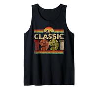 Classic 1991 Vintage Year 1991 Classic Birthday Men Women Camiseta sin Mangas