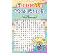 Classic 90s Word Search: Relaxing Puzzles Inspired by 90s Cartoons