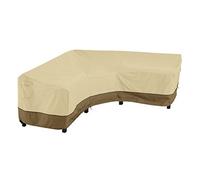 Classic Accessories 56-304-051501-EC Veranda - Funda de sofá Modular en Forma de V, XL, Color Piedra y Corteza de Tierra, Fundas para Muebles de Patio