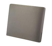 Classic Accessories 62-028-TAUPE-EC Ravenna - Cojín de Respaldo, 25 Pulgadas de Ancho x 22 Pulgadas de Alto x 4 Pulgadas de Alto, Gris Pardo Oscuro, Cojines de sofá biplaza para Exteriores