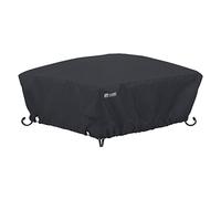 Classic Accessories Cubierta Cuadrada para Hoguera de 36 Pulgadas, Resistente al Agua, Cobertura Completa, Fundas para Muebles de Patio