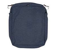 Classic Accessories Montlake - Funda de cojín Rectangular Resistente al Agua de 21 x 25 x 5 Pulgadas, para Exteriores, Funda de cojín para Silla de Muebles de Patio, Azul índigo Jaspeado, Fundas de
