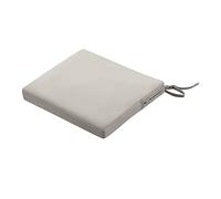 Classic Accessories Ravenna - Cojín para Asiento de Patio, Resistente al Agua, 17 x 15 x 2 Pulgadas, Color champiñón, cojín para Asiento de Silla