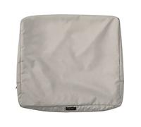 Classic Accessories Ravenna - Funda de cojín de Respaldo para Muebles de Patio, Resistente al Agua, 21 x 20 x 4 Pulgadas, Color Hongo