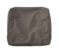 Classic Accessories Ravenna - Funda para cojín Trasero de Patio, cojín Duradero para Exteriores, Color Gris Pardo Oscuro, 53 cm de Largo x 50 cm de Ancho x 10 cm de Grosor