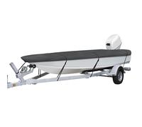 Classic Accessories StormPro - Cubierta de Barco Resistente, se Adapta a Barcos de 12 pies a 14 pies de Largo x 68 Pulgadas de Ancho, Color carbón