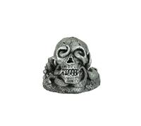 CLASSIC Adorno de Calavera con Pulpo para Acuario (función de acción), decoración de pecera, 125 x 108 x 112 mm