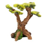 CLASSIC Adorno para Acuario con diseño de árbol bonsái floreciente, Aspecto Natural, decoración de pecera con Detalles realistas, 180 x 175 x 170 mm