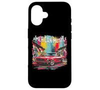Classic American Muscle Car Guy Petrolheads Carcasa para iPhone 16