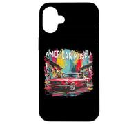 Classic American Muscle Car Guy Petrolheads Carcasa para iPhone 16 Plus
