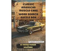 Classic American Muscle Car Word Search Puzzle: 50 Word Search Puzzle Box with Muscle Cars for relaxation