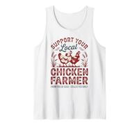 Classic Apoya a tu granjero de pollos local - Huevos frescos de granja Camiseta sin Mangas